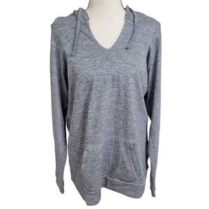 Miami Style Size: Large Hooded Shirt Hoodie Light Sweatshirt Long Sleeve Tee Gra
